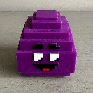 Grimace Egg McDonald's Minecraft Movie Toy 2025 Collectable 2.5" -NO BOX OR CODE